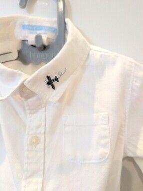 Janie and Jack • Baby Poplin Bodysuit • 6-12 Months